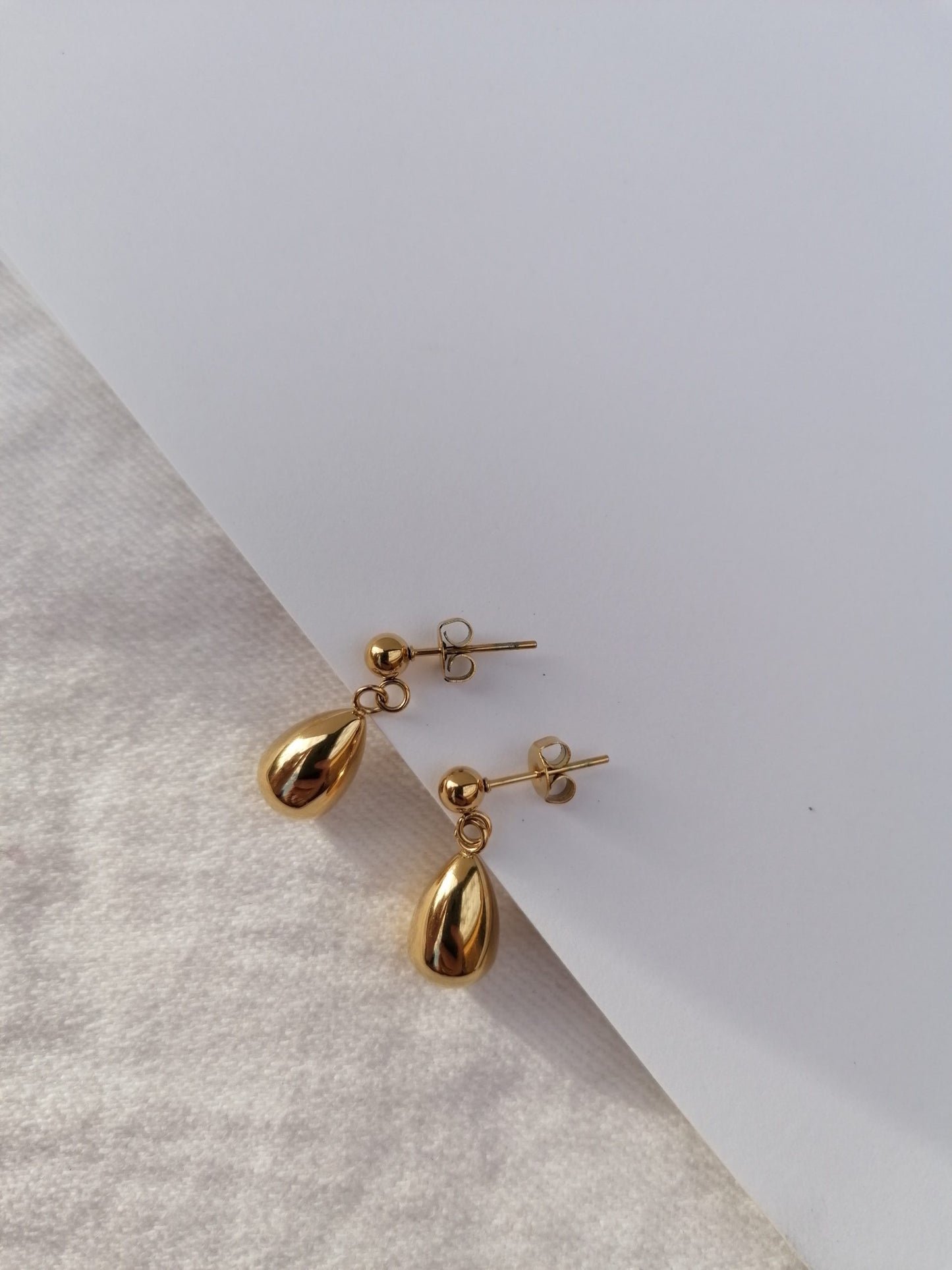 Teardrop Stud Earrings