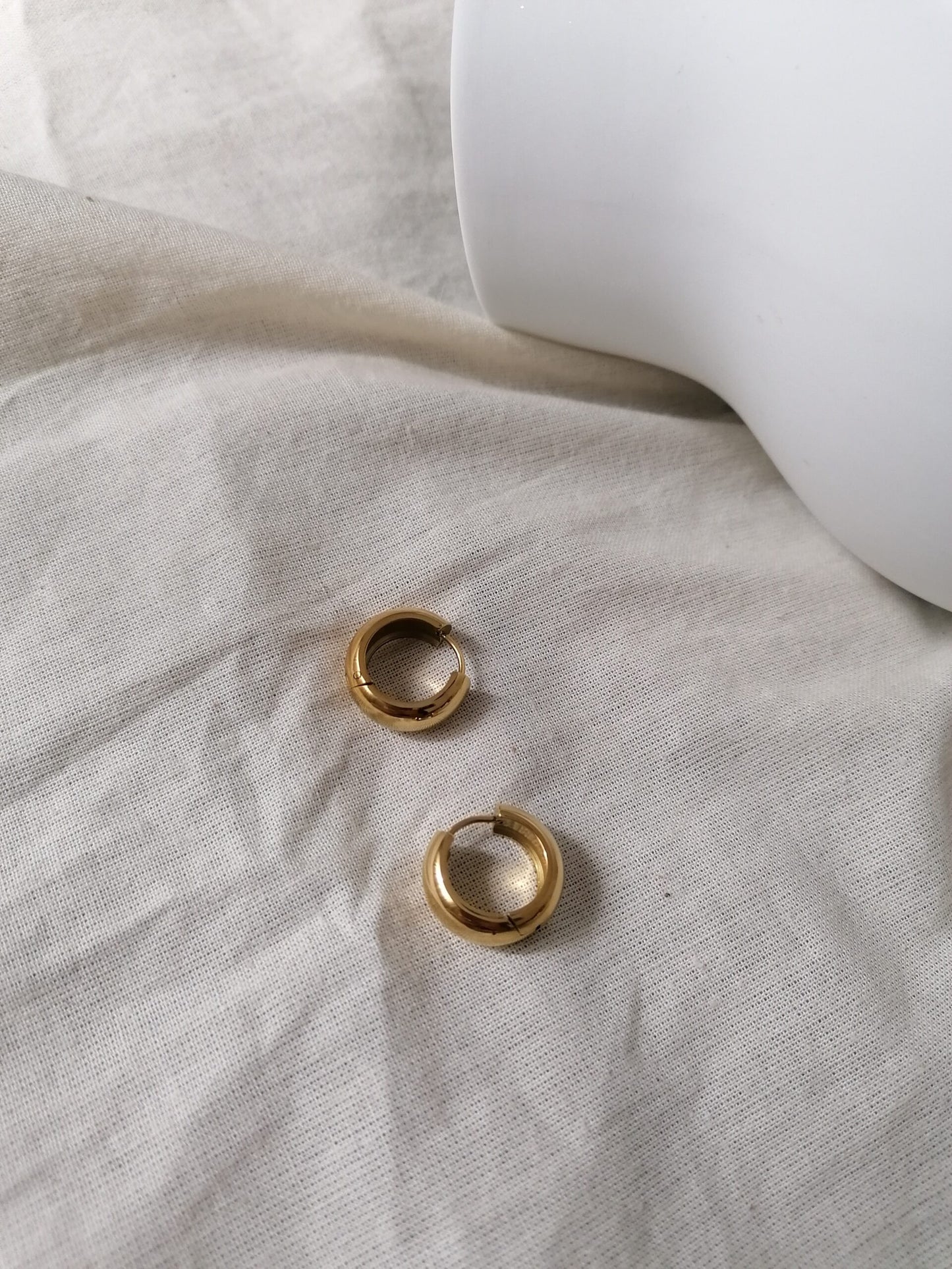 Pipa Huggie Earrings