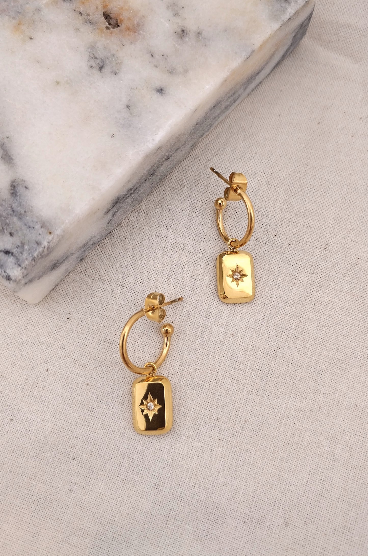 Willa Stud Hoop Earrings