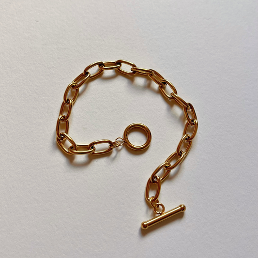 T-bar Chain Link Bracelet
