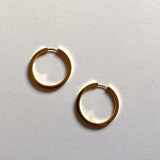 Mono Hoop Earrings