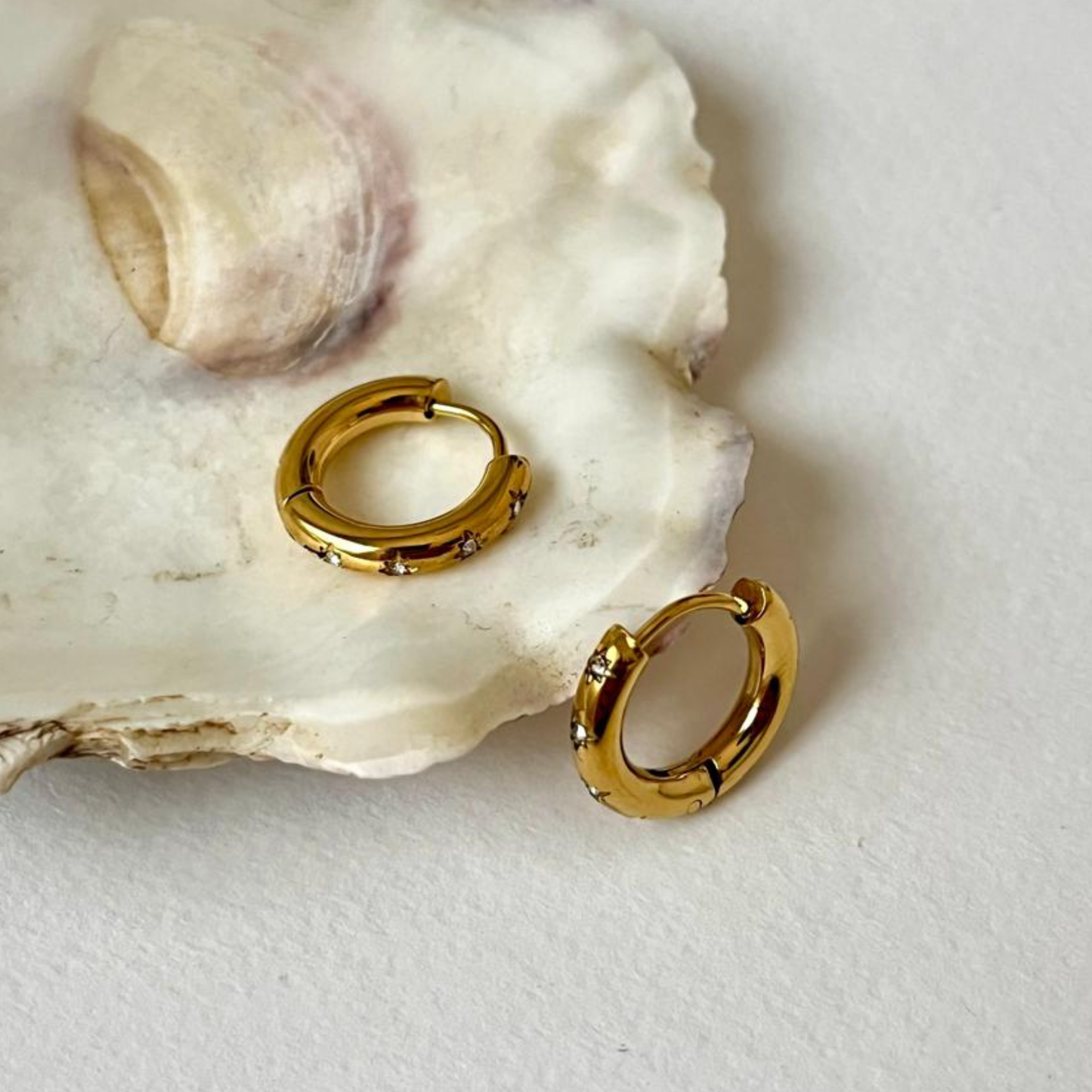 Baby Stellar Hoop Earrings