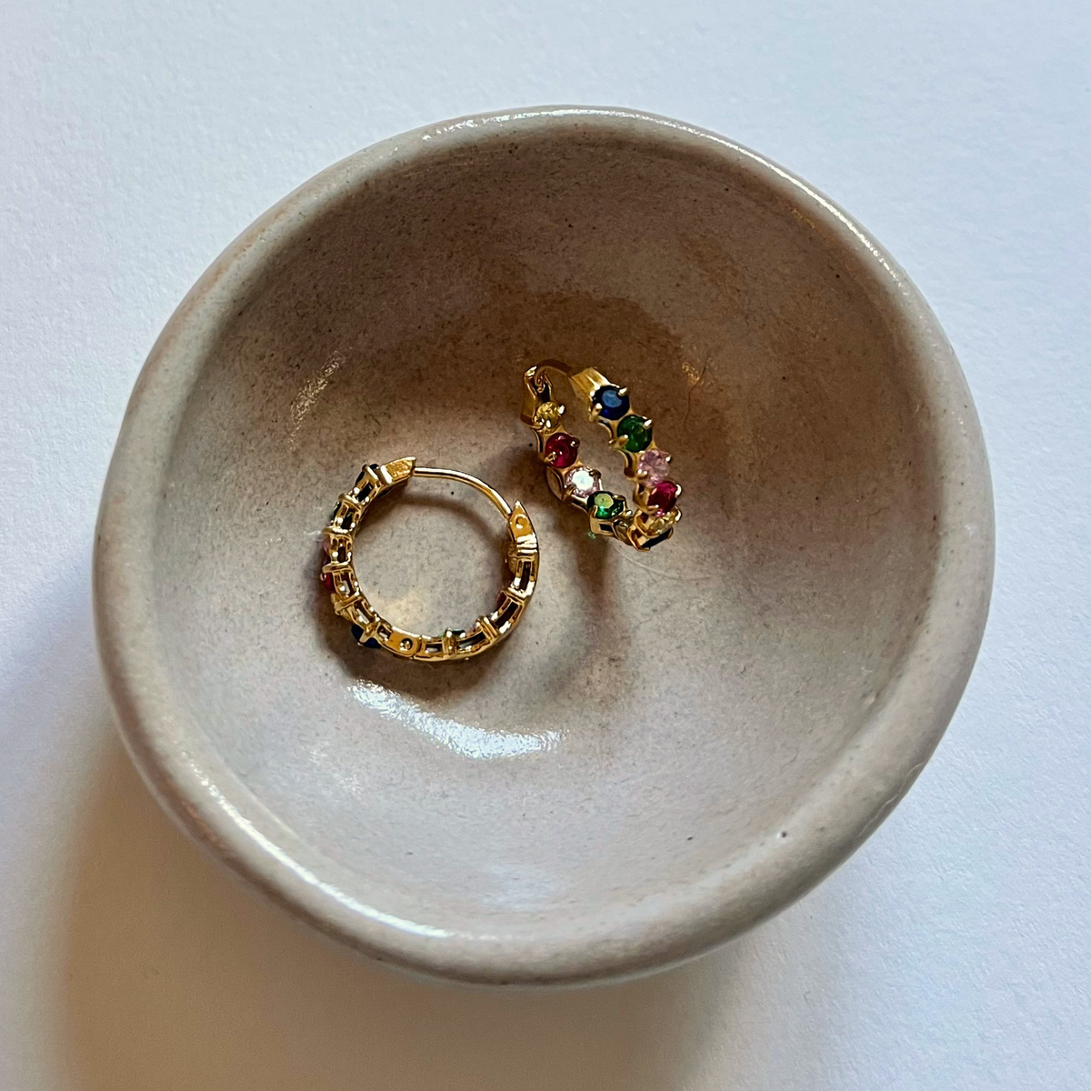 Rainbow Pavé Earrings