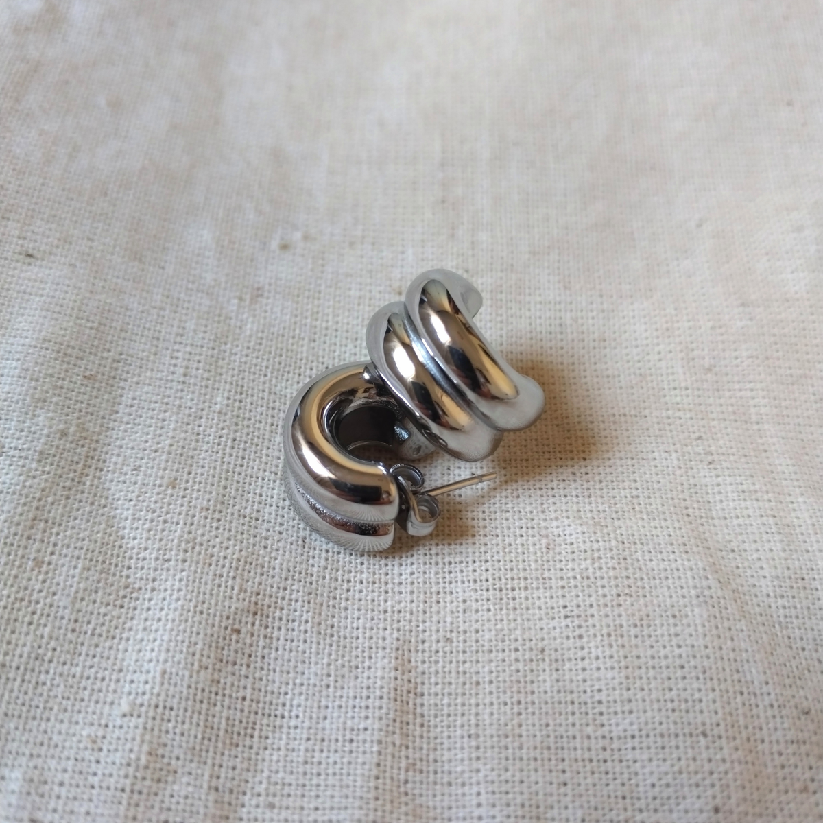 Jojo Stud Hoop Earrings