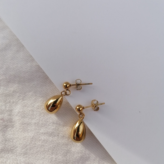 Teardrop Stud Earrings