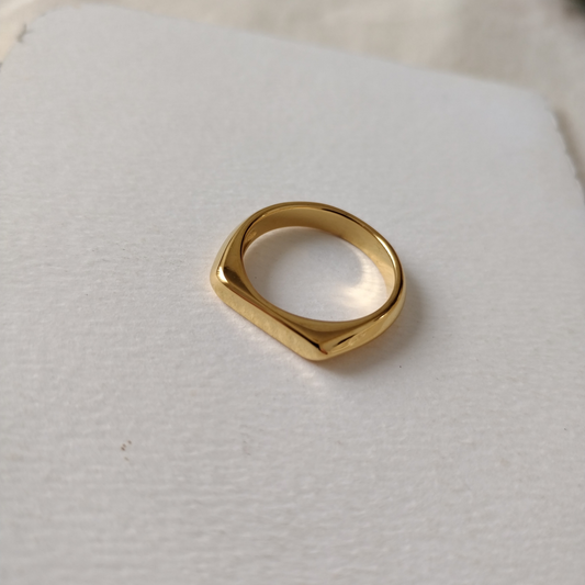 Sammy Skinny Signet Ring