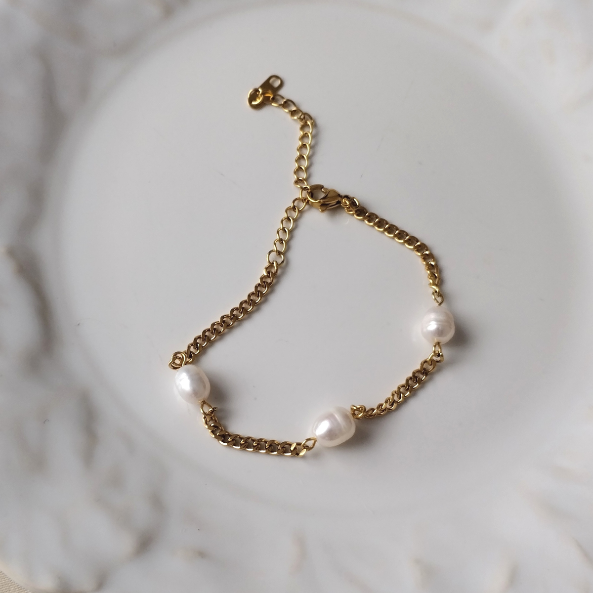 Trio Pearl Bracelet