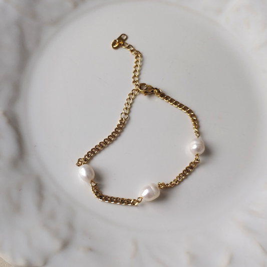 Trio Pearl Bracelet
