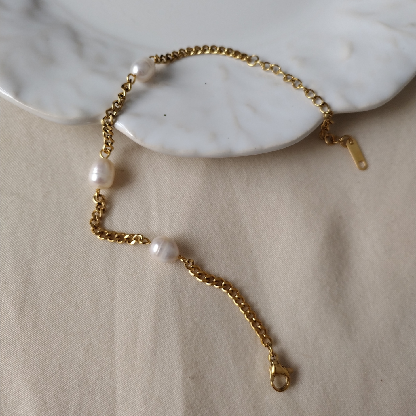 Trio Pearl Bracelet