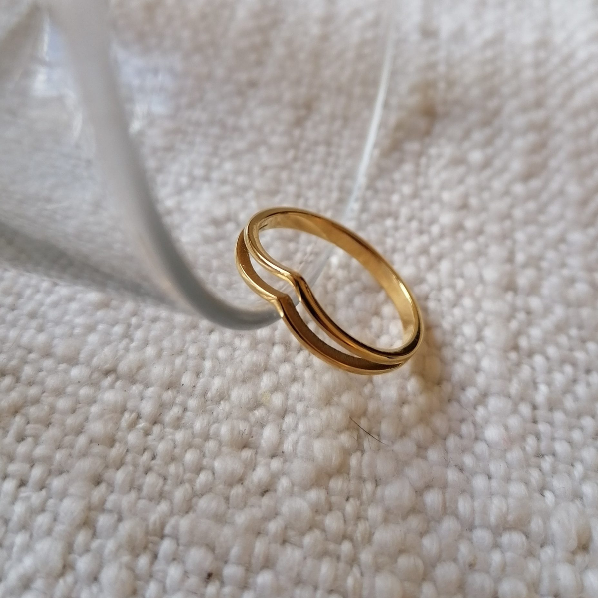 Arc Wishbone Ring