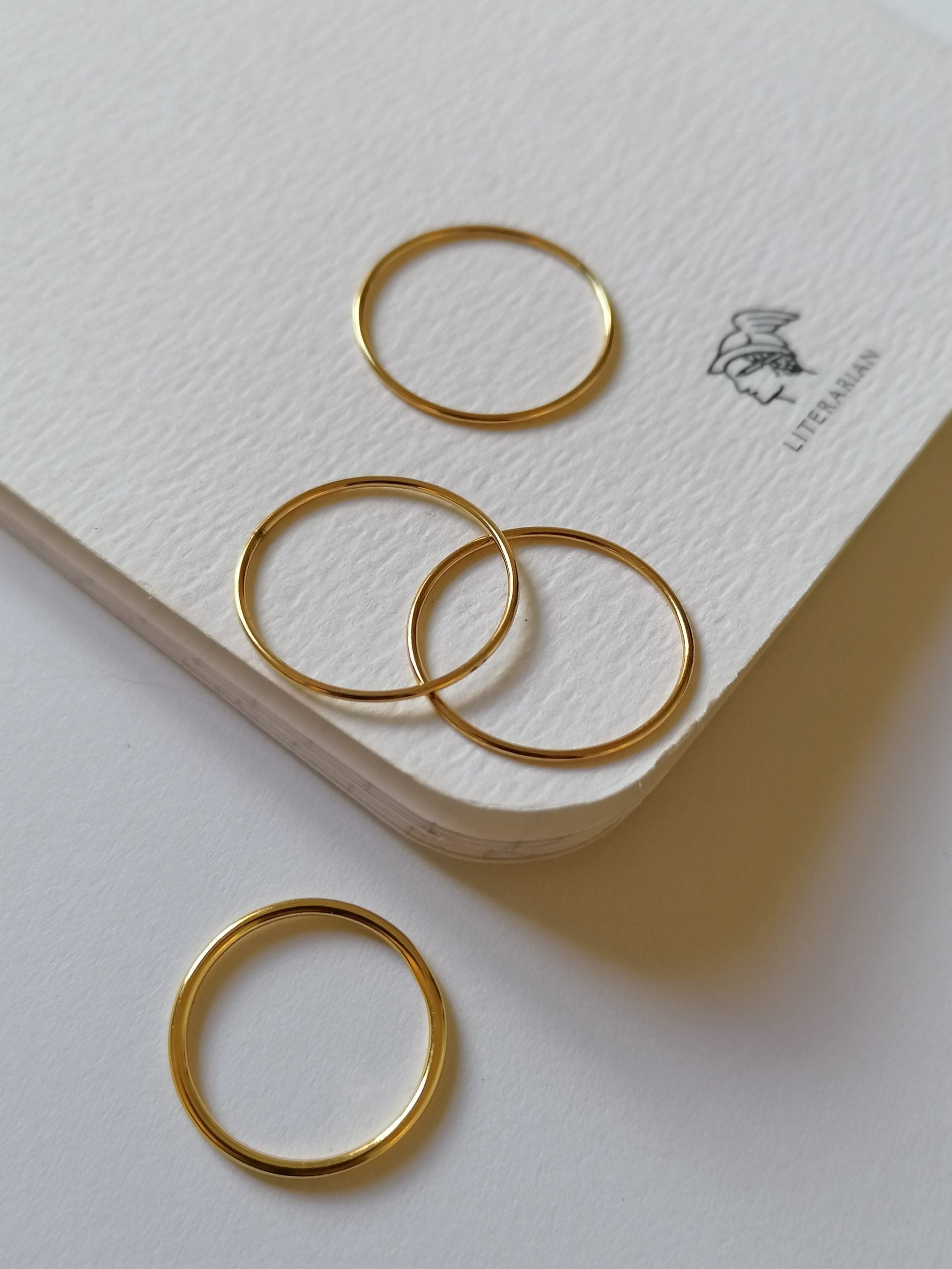 Adjustable Thread Rings Genieve Thread Ring | Skinny Waterproof Stacking Rings | Wants & Needs