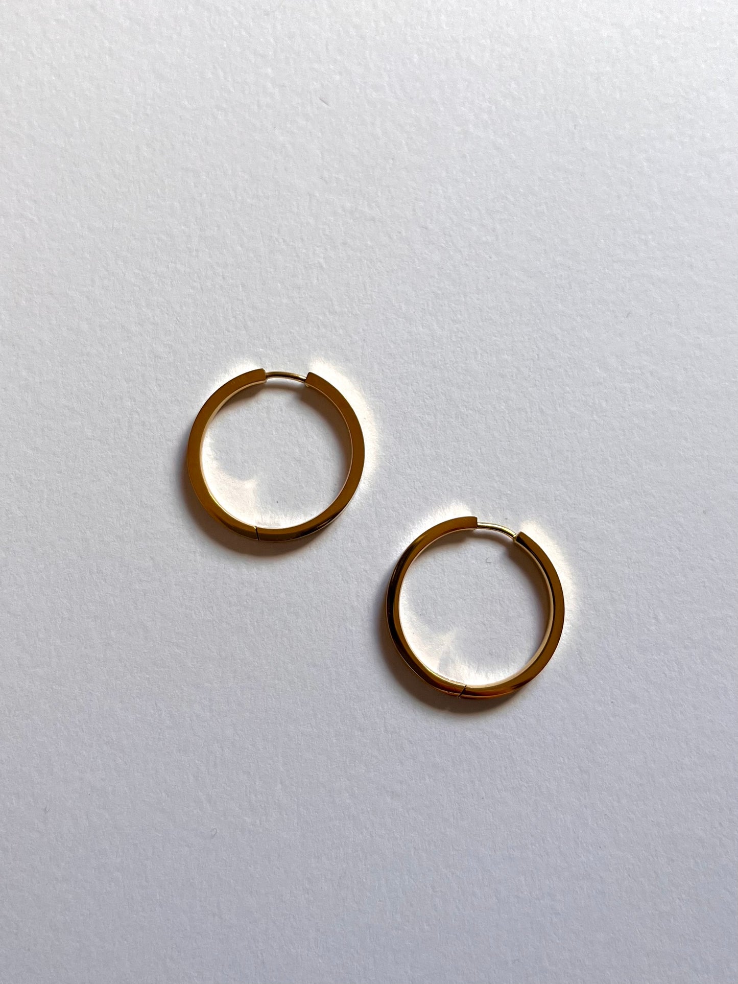 Mono Hoop Earrings