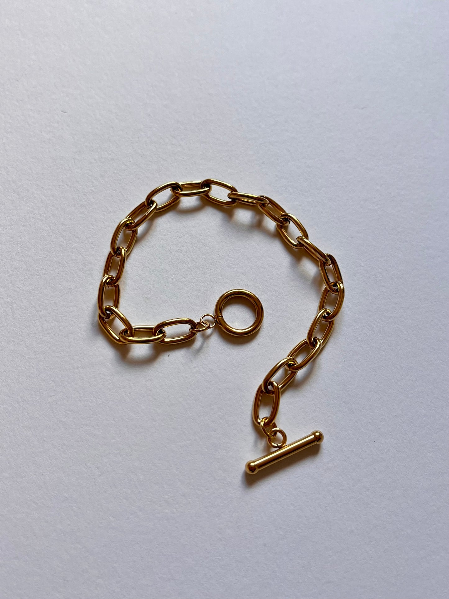 T-bar Chain Link Bracelet