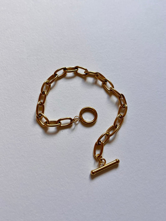 T-bar Chain Link Bracelet
