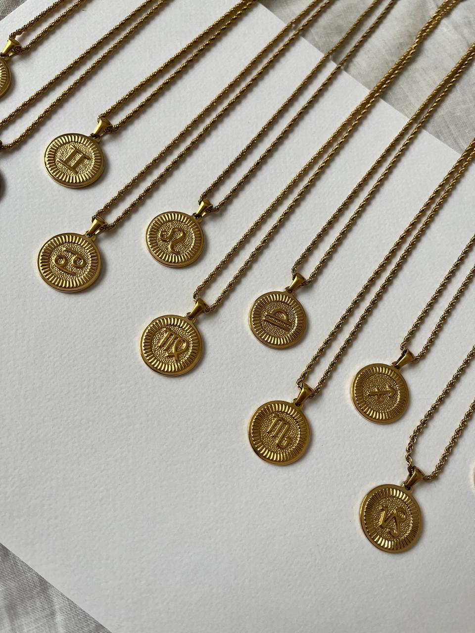 Zodiac Pendant Necklace