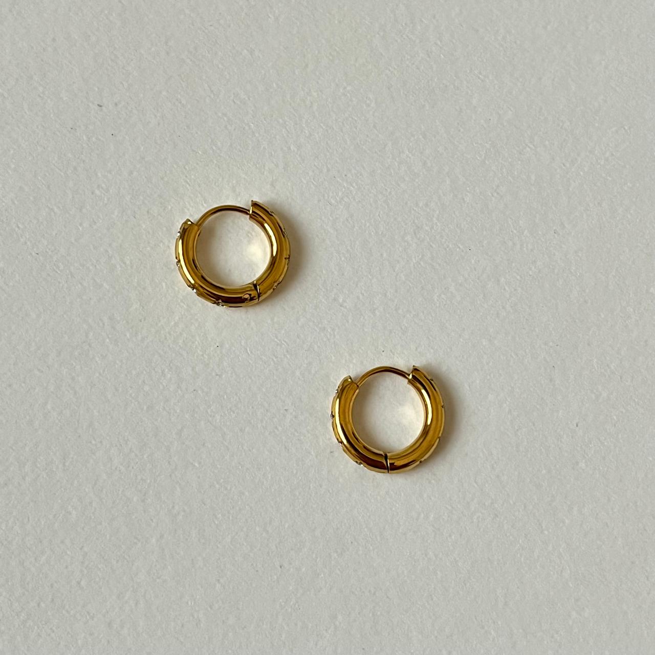 Baby Stellar Hoop Earrings