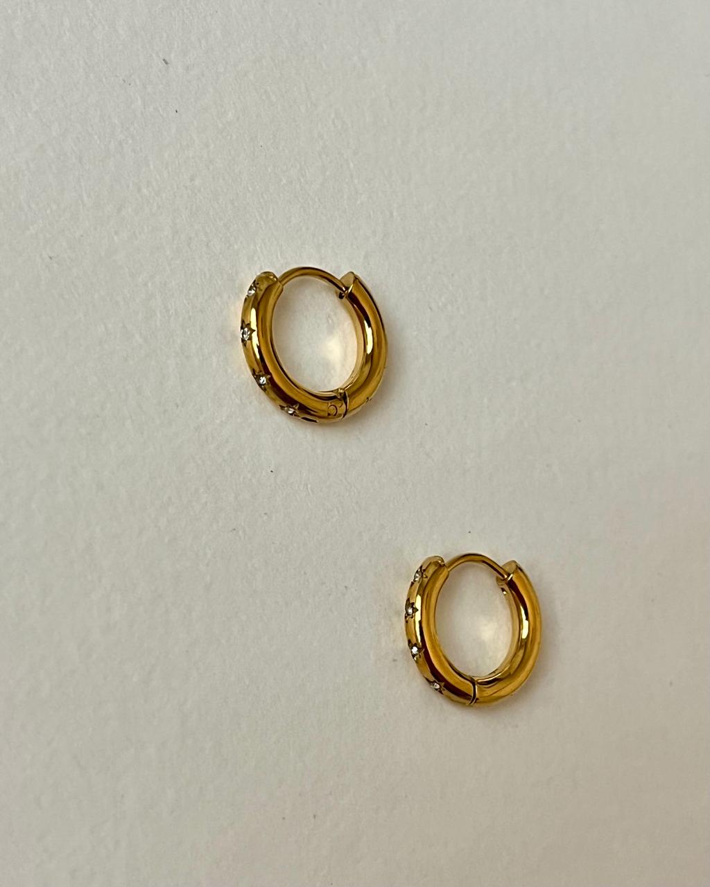 Baby Stellar Hoop Earrings