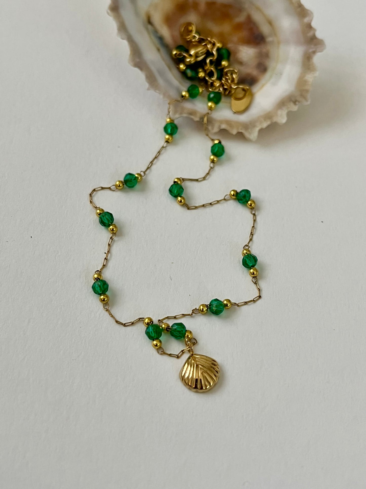 Calico Shell Necklace