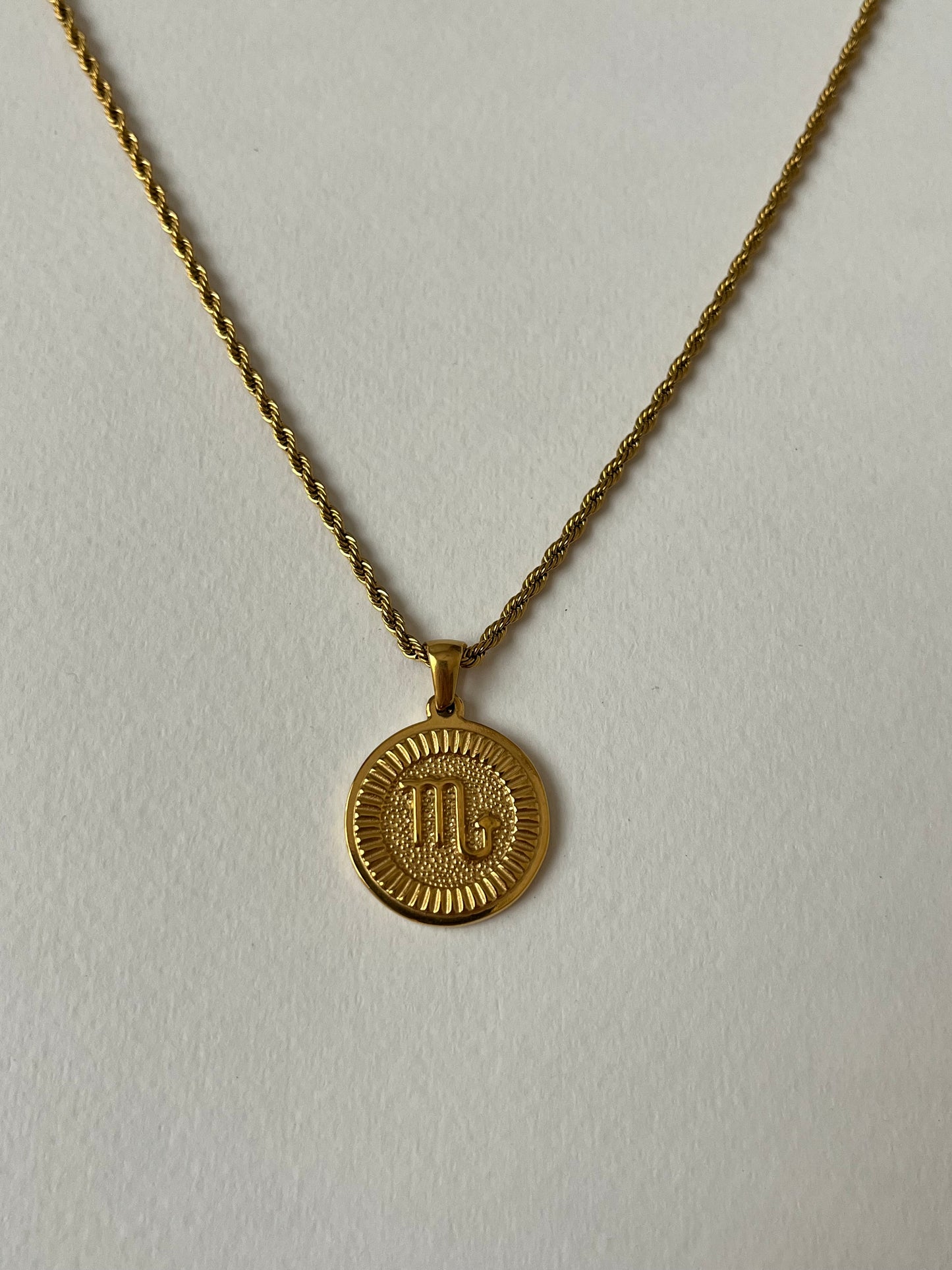 Zodiac Pendant Necklace