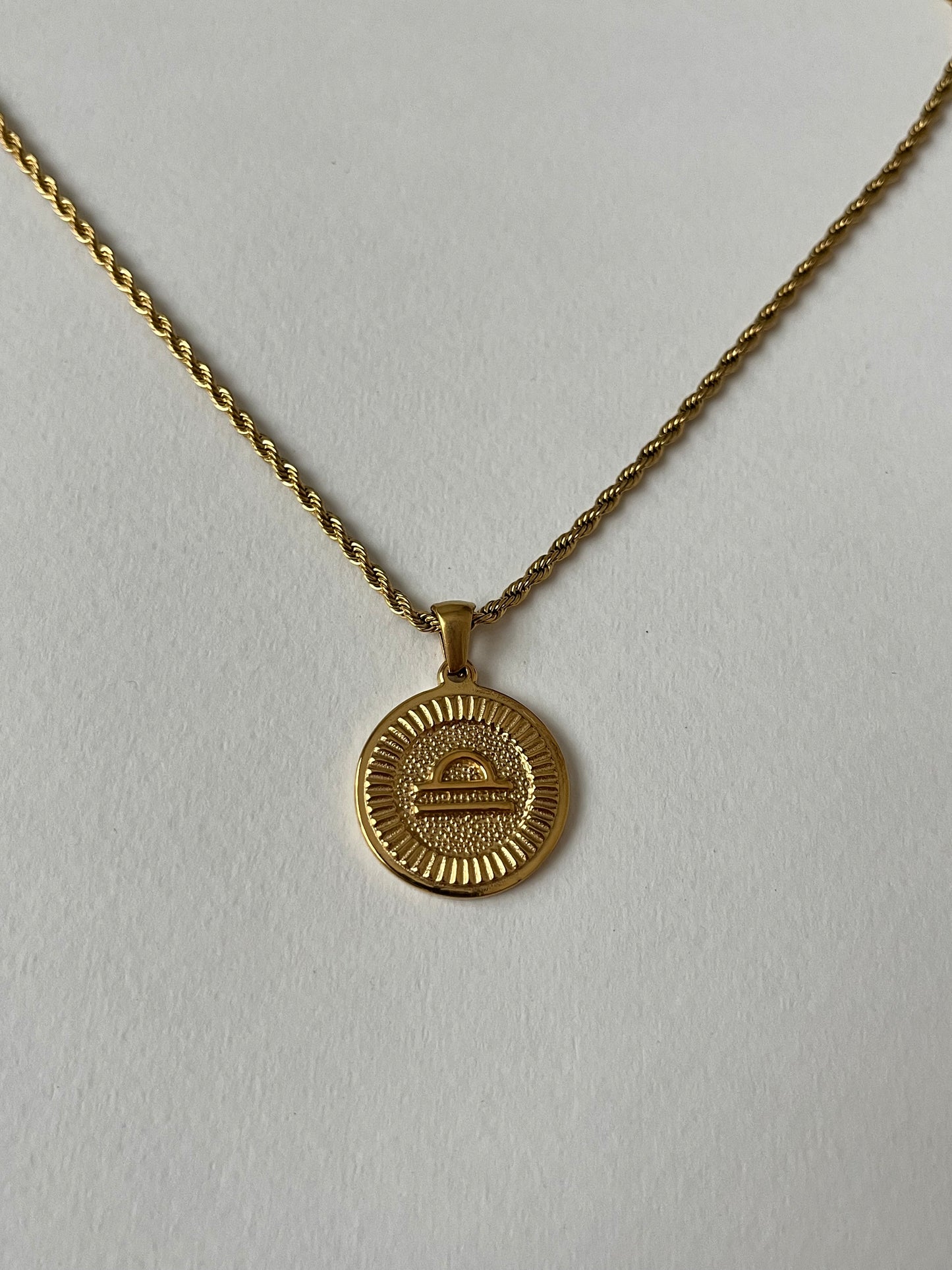 Zodiac Pendant Necklace